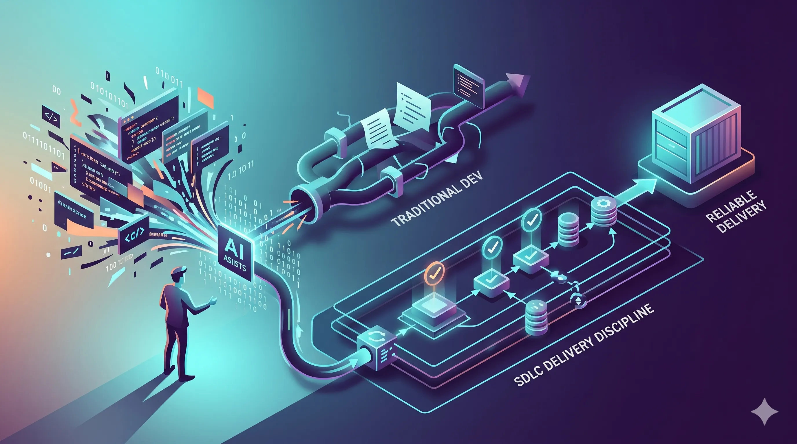 From AI Software Developer to AI Software Delivery: SDLC Discipline as the Real Differentiator